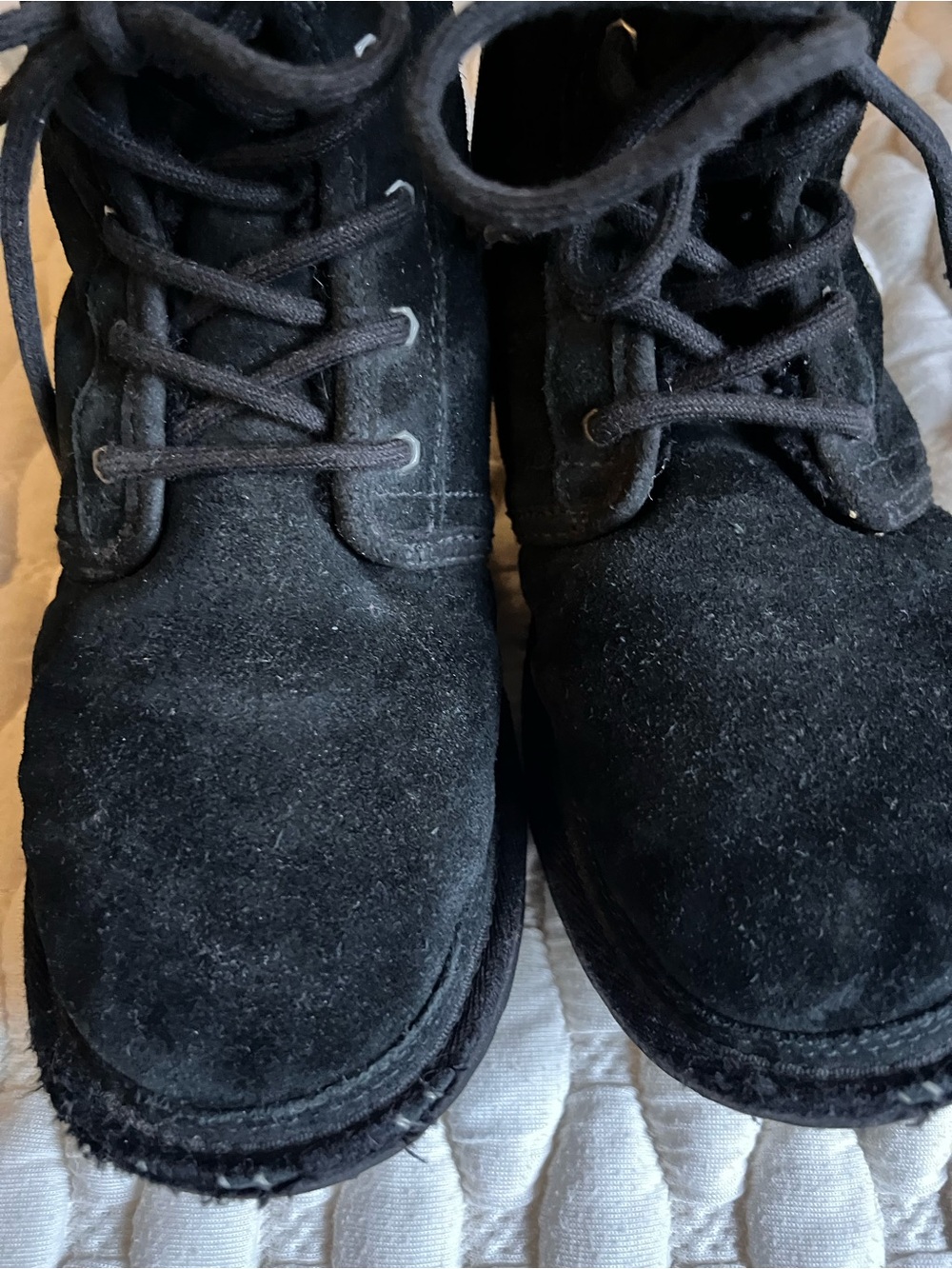 Girls UGG Neumel Chukka Black Boots